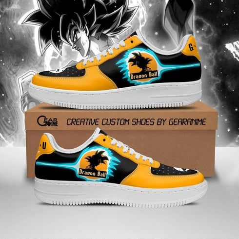 Goku Air Sneakers Silhouette Custom Dragon Ball Anime Schuhe
